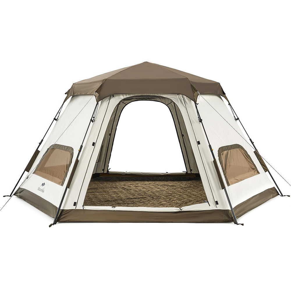 4 Person Waterproof Cabin Tent with Instant Setup and Rainfly