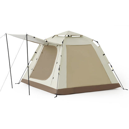 4 Person Waterproof Cabin Tent with Instant Setup and Rainfly