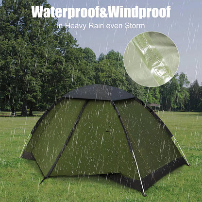 1-2P Backpacking Tent - Lightweight Waterproof Dome Easy Setup
